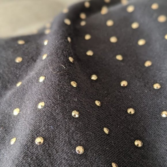 Torrid Black Gold Studded Mini-Skirt - Picture 4 of 5